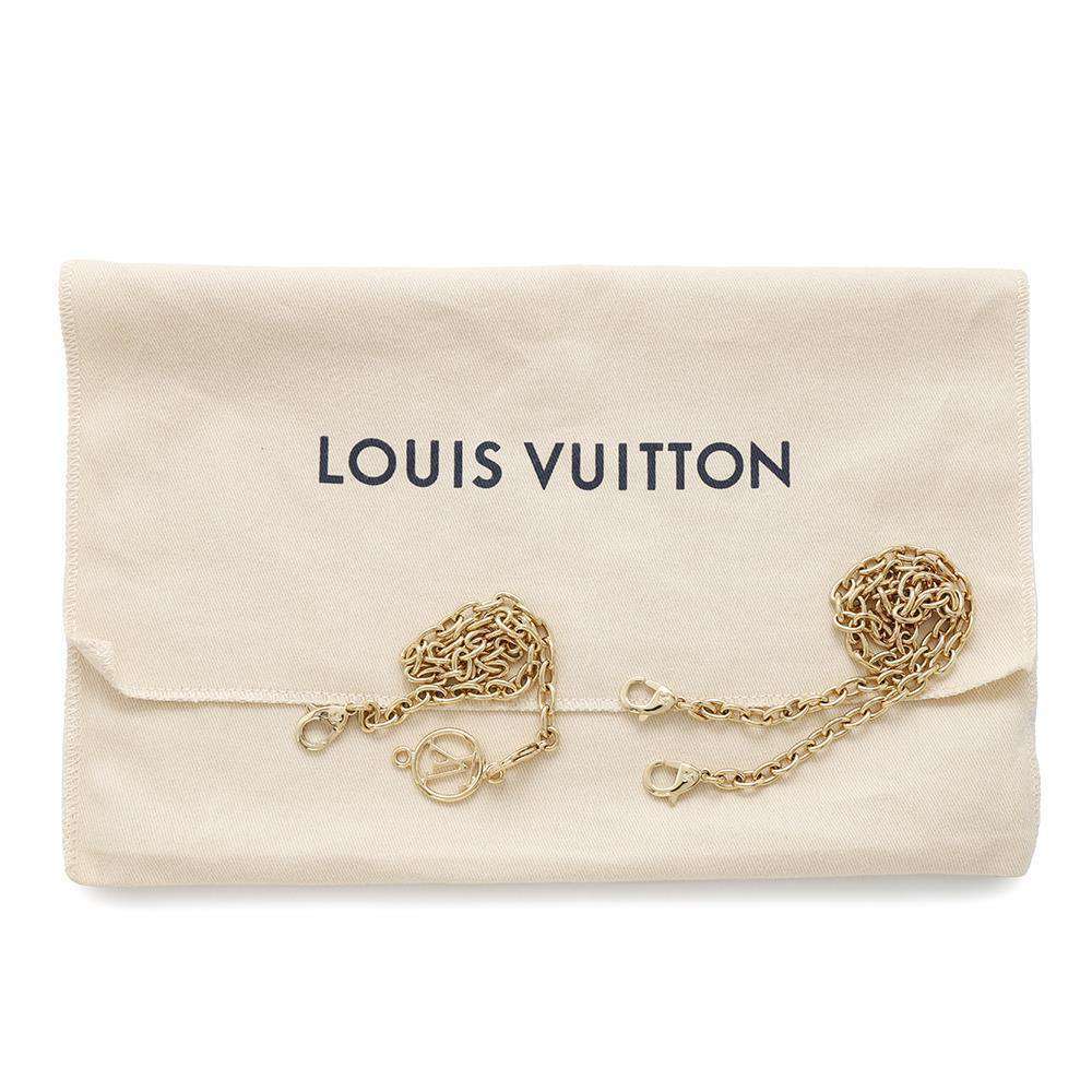 Louis Vuitton Chain Shoulder Bag Monogram Canvas Pochette Camille Brown - Picture 11 of 11